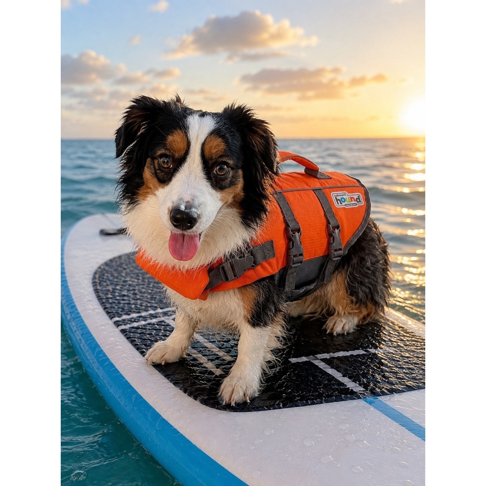 Outward Hound Dog Life Jacket Vest Size S Reflective Rescue Handle Quick-Release